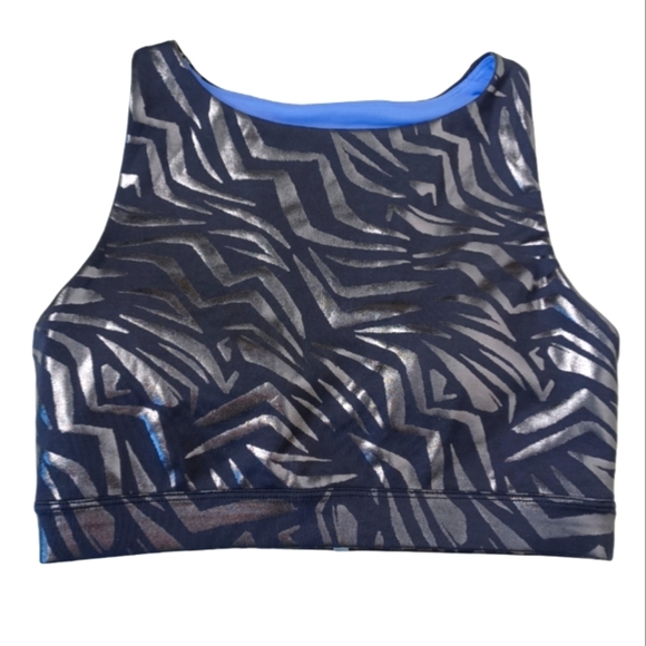 Peloton Metallic Racerback Sport Bra - Picture 1 of 14